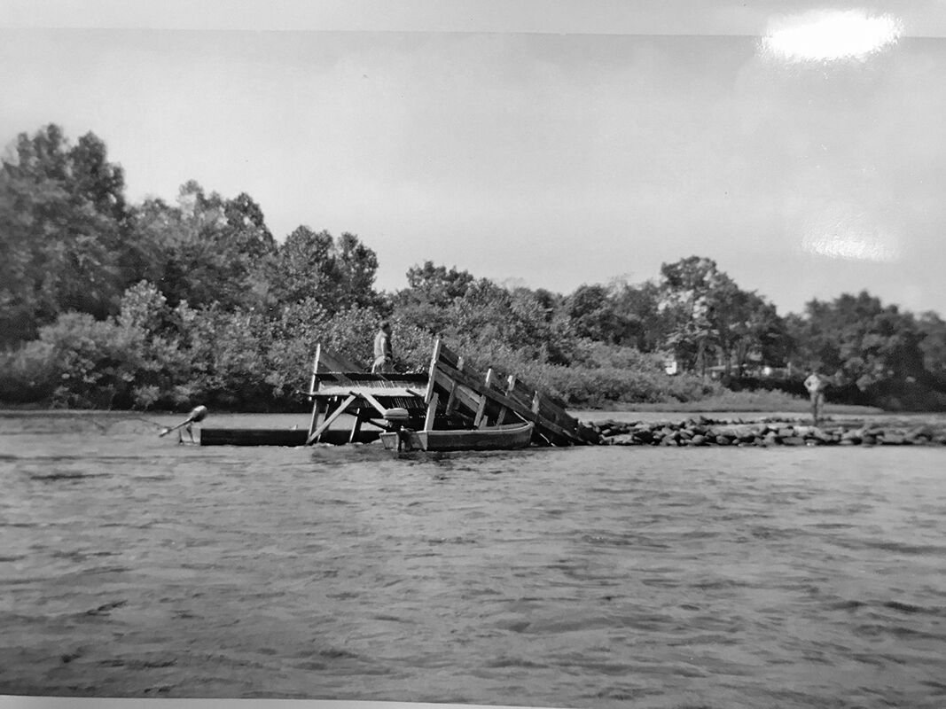 Eel weir on the Susquehanna